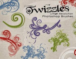 Twizzles Photoshop brush