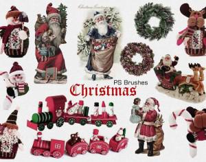 christmas brushes for photoshop free download