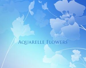 Aquarelle Flowers Photoshop brush