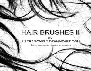 Free Brushes: Hair Brushes 2 | Texture | lpdragonfly