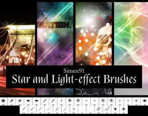 Simen 91's Star and Light-effect Brushes Photoshop brush
