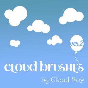 Cloud Brushes ver.2 Photoshop brush