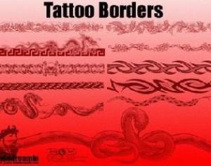 Tattoo Borders Photoshop brush