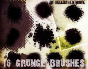 Grunge Brushes1 Photoshop brush