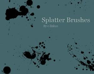 Splatter Brush Pack Photoshop brush