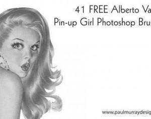 Alberto Vargas Pin Up Girls Photoshop brush