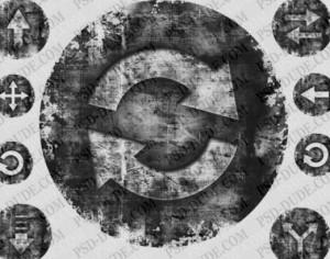 Arrow Grunge Brushes  Photoshop brush