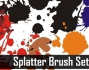 Splatters Brush Set Photoshop brush