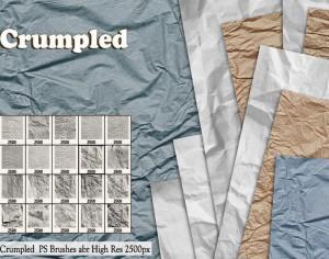 Crumpled PS Brushes abr Photoshop brush