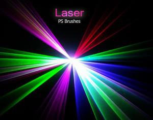 20 Laser PS Brushes abr. vol.3 Photoshop brush
