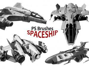 20 Spaceship PS Brushes abr. vol.4 Photoshop brush