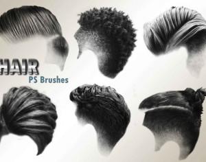 20 Hair Male PS Brushes abr. vol.3 Photoshop brush