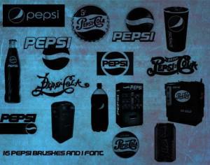 16 Pepsi Brushes Photoshop brush