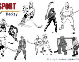 Hockey Ps Brushes abr. Photoshop brush