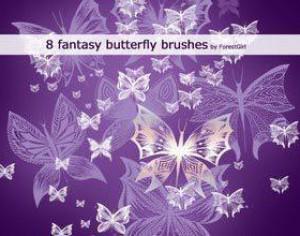 Fantasy Butterfly Brushes Photoshop brush