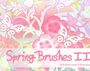 Spring Brushes Photoshop brush