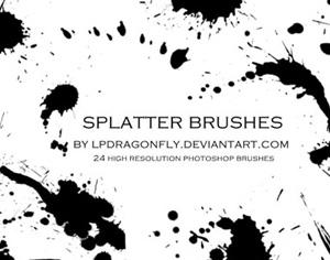 Free Splatter Brushes
