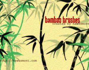 Bamboo Brushes by hawksmont Photoshop brush