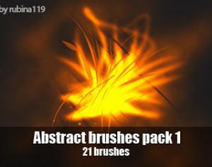 Abstract Brushes Pack 1 Photoshop brush