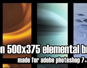10 Elemental Texture Brush Photoshop brush
