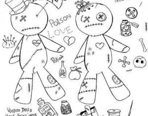 Build your own Voodoo Doll Brushes Photoshop brush