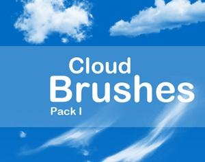 13 Cloud Brushes Photoshop brush