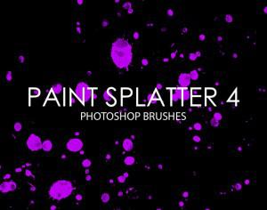 Free Paint Splatter Photoshop Brushes 4 Photoshop brush