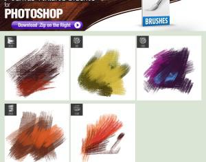 Canvas Textured PS Brushes Photoshop brush