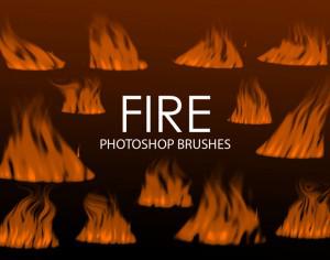 Free Digital Fire Photoshop Brushes 2 Photoshop brush