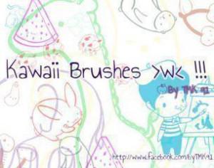 Kawaii Doodle Brushes  Photoshop brush