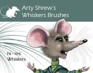 Arty Shrew's Whiskers Brushes Photoshop brush
