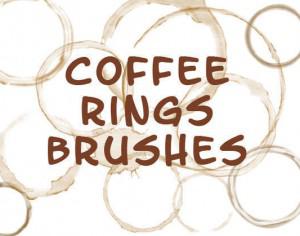 Coffee Mug Ring Stains Brushes Photoshop brush