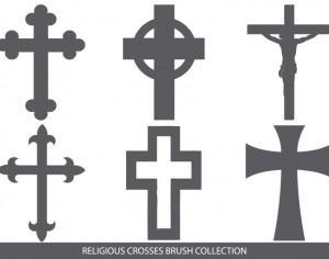 Religious Cross Brush Collection Photoshop brush