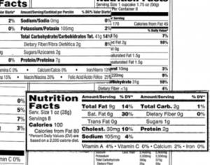 Free Nutrition Label Brushes