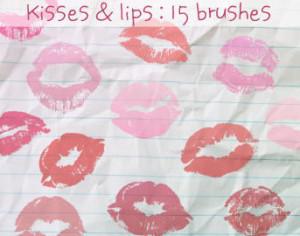 Kisses & Lips Brushes Photoshop brush