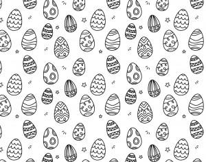 7 Easter Eggs Brushes Photoshop brush