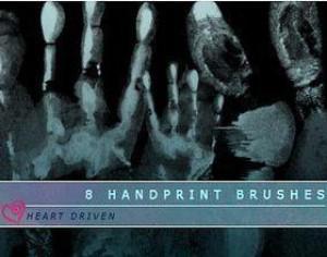 Handprints Photoshop brush