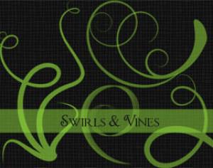 Swirls&Vines Photoshop brush