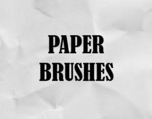 Paper Brushes Photoshop brush