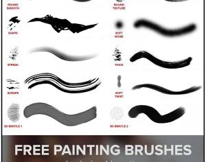 Free Painting Brushes Photoshop brush