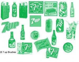 Free 7 Up Brushes Photoshop brush