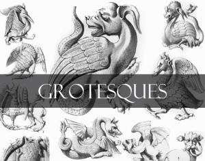 Grotesques Photoshop brush