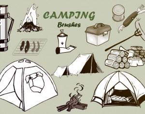 20 Camping PS Brushes abr. vol.2 Photoshop brush