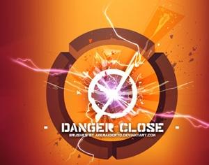 Danger Close Photoshop brush