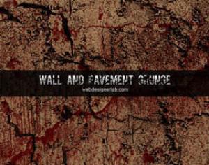 Walls and Pavement Grunge Photoshop brush