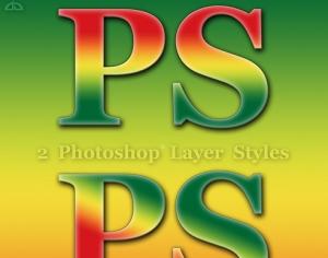Rasta / Tropical Photoshop Styles Photoshop brush