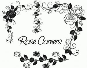Rose Corners Photoshop brush