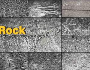  Rock Texture PS Brushes abr  vol.4 Photoshop brush
