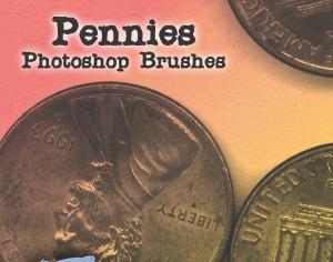 Pennies Photoshop brush