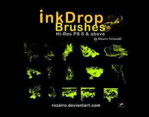 InkDrop Brushes (Full-Set) Photoshop brush
